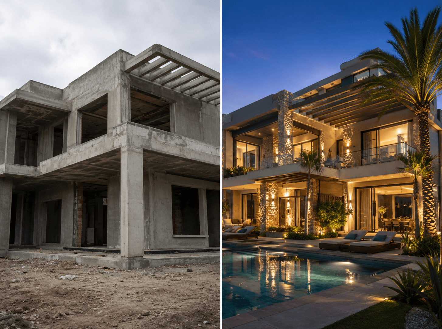 Exterior after transformation