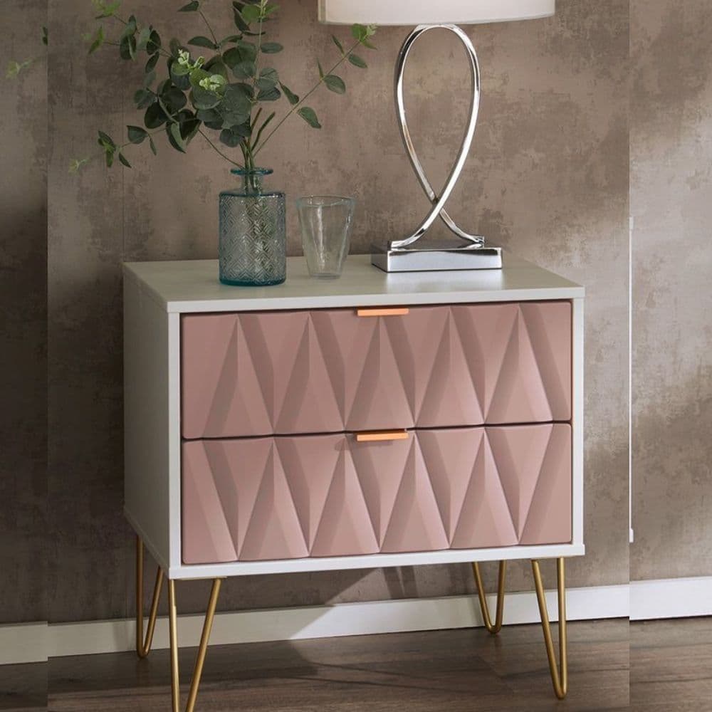 Double Drawer Side Table